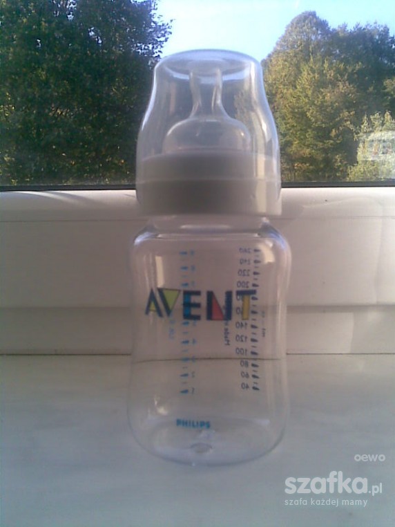 nowa butelka Avent i nowy smoczek