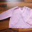 Sweterek różowy roz 80
