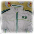 Sportowa bialo zielona kurteczka dla chłopca