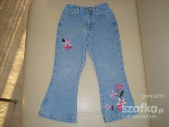 jeansowe spodnie dla dziewczynki