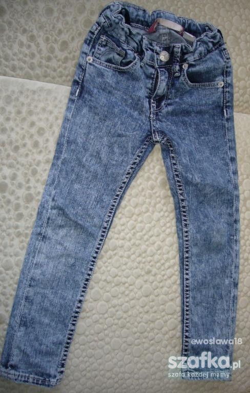 Najmodniejsze jeansy RURKI MARMURKI H M 104
