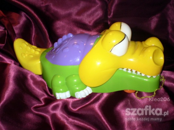 Krokodyl duzy ze schowkiem na zabawki