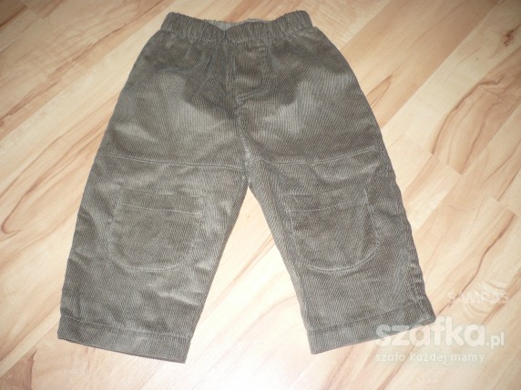 spodnie sztruks