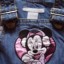 H M DISNEY CUDNE SPODNIE OGRODNICZKI Z MINNIE 68