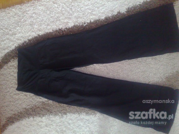 spodnie ciążowe z lnu
