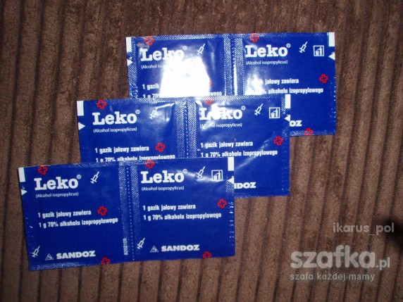 LEKO gaziki do pielęgnacji pępuszka