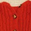 Śliczny czerwony sweterek dla 3 latki