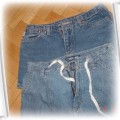 dwie pary jeansowych spodenek rozmiar 158 do 164