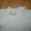 biała koszulka rozmiar 50 do 52 cm