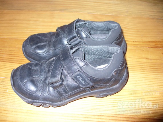 buty sport skórzane na rzepy b tanio 18 cm