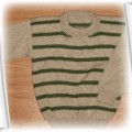 Sweter w paski dla chłopca na 4 lata