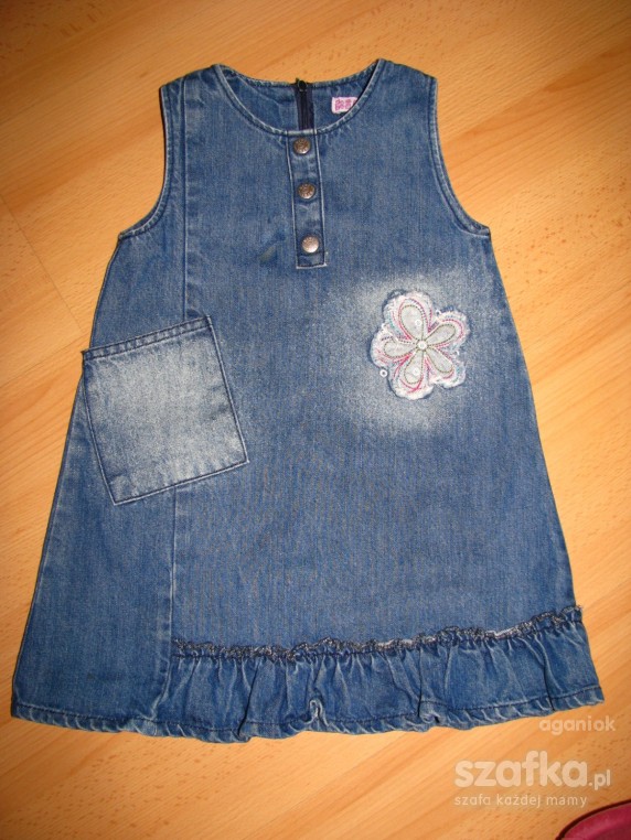 jeansowa sukienka KIKI r92 98