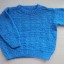 niebieski sweterek