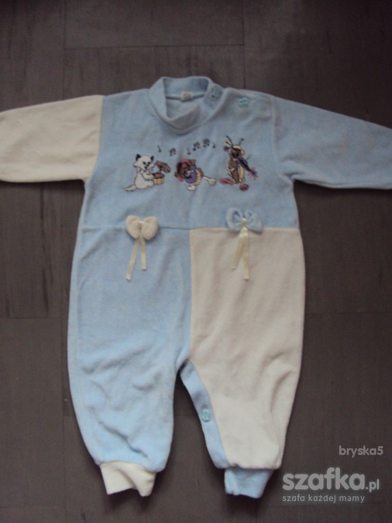 cieplutki biało niebieski rampers