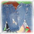 2 jeansowe spodnie 68