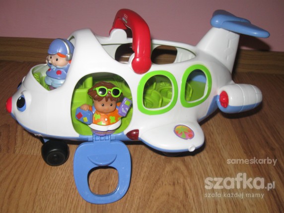 FISHER PRICE MUZYCZNY SAMOLOT DZWIEKOWY I LITTLE