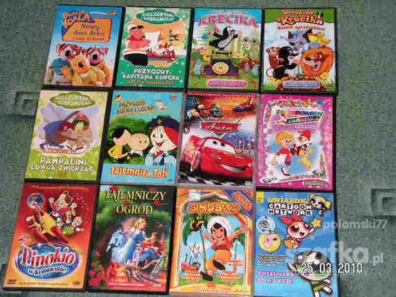 różne bajki dvd vcd