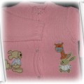 sweterek różowy z aplikacją