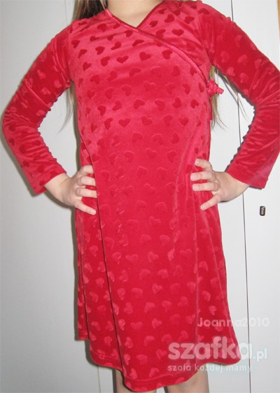 Sukienka czerwona HM 122 cm