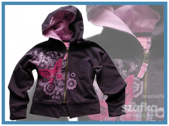 ADAMS BLUZA Z KAPTUREM MOTYLE 104