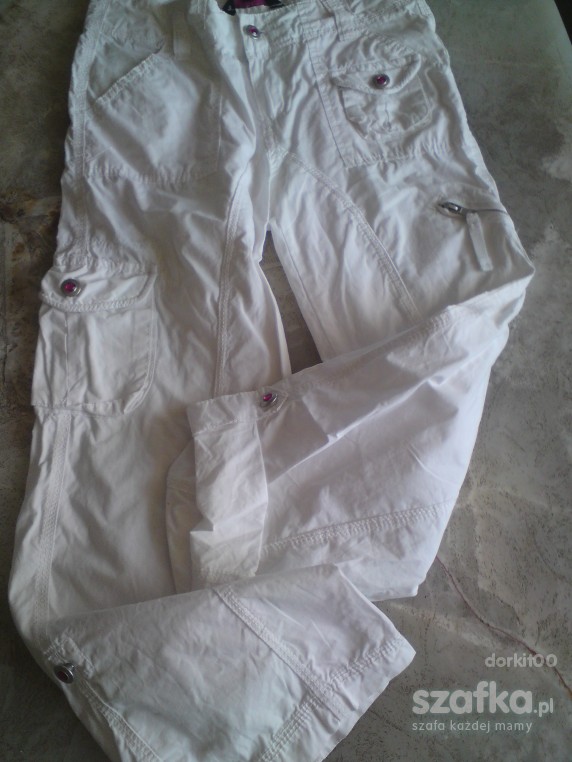 Yd białe spodnie 9 10l