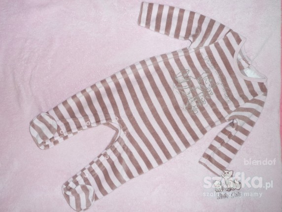 Piękne śpioszki w paseczki Disney