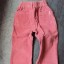 Spodnie sztruksowe różowe 92