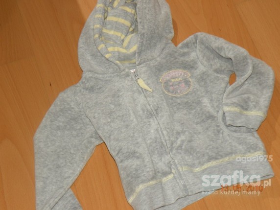 szara bluza jak nowa 80