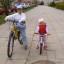 Moje dzieciaczki na rowerkach