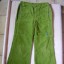 spodnie zielone sztruksy dziewczynka 128