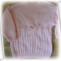 malutki sweter różowy 62 68