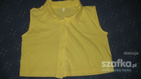 bluzeczka letnia żółta 122