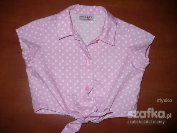 Różowa w groszki 86