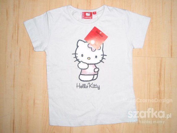 Śliczna koszulka kremowa Hllo Kitty wysyłak Gratis