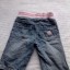 Sliczne jeansy z kotkiem firmy NEXT 3 do 6 mc