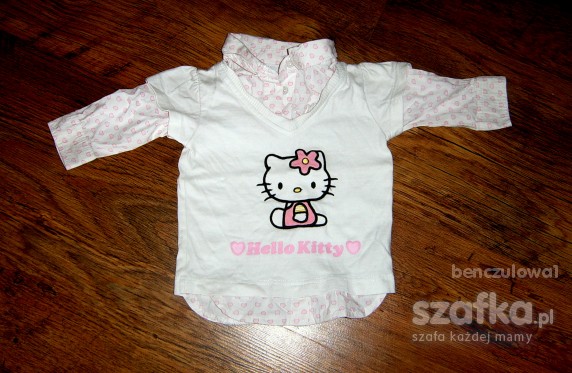 firmowa bluzka koszulowa hello kitty 74