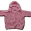 różowy ażurkowy sweterek bolerko 6 12 mcy