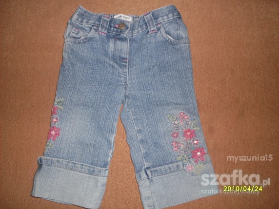 Spodnie jeans z cekinkami