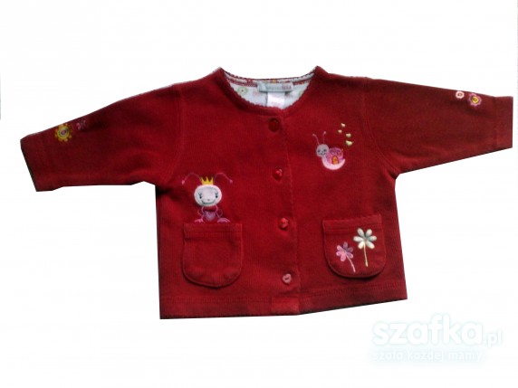Czerwona bluza HM 62 cm