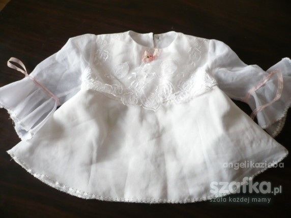 Suknia balowa biała dla dziewczynki do 15 roczku