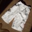 spodnie spodenki białe 3 do 6mcy