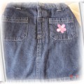 Spodniczka jeans 2 3 latka na gumce