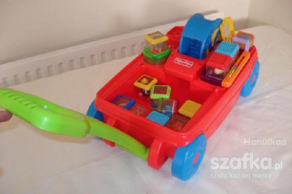 Fisher Price Taczka 12 klockow