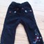 Spodnie sztruksowe z haftem rozm 86