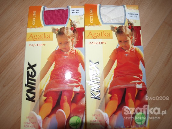 2 pary rajstop knitex w cenie jednej
