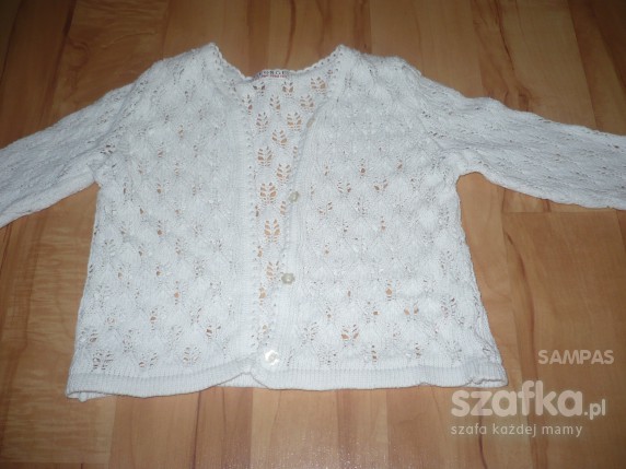 ŚLICZNY AŻUROWY SWETEREK GEORGE