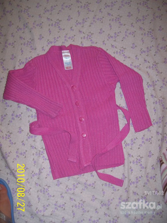 Sweterek rozpinany rozm 92