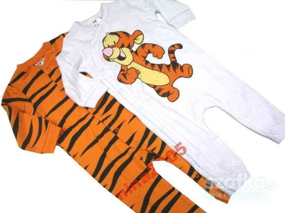 NOWY 2PACK PIZAMKA PAJACYK TYGRYSEK HM 86