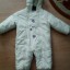 Biały zimowy kombinezon rozm 80