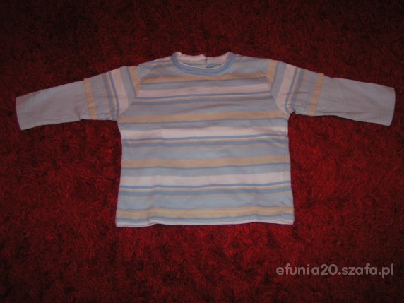 bluzeczka w błękitne paski St Bernard od 6 do 9 m